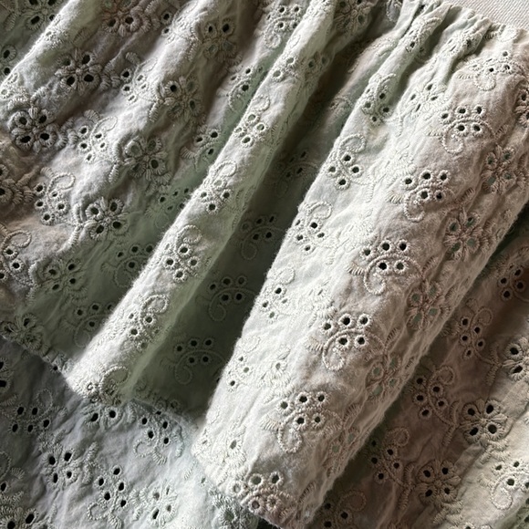 Cleobella mixed media ruffle top - Picture 2 of 5